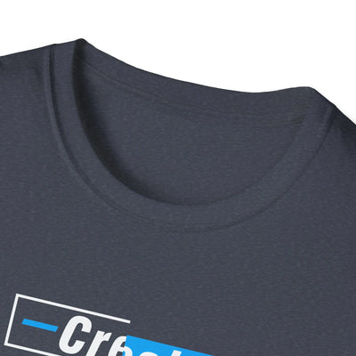 Create Something Break The rules Glitch Style Graphic Tee - Sinful Threads