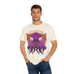 Monster pumpkin shirt - Purple Spooky Tee - Creepy Gift