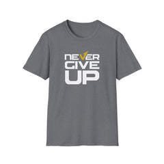 Never Give Up Motivational Graphic Tee - Inspiring Persistence