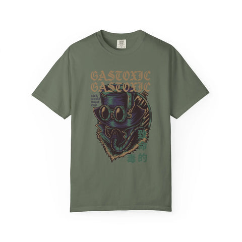 Gastoxic Steam Punk Character Design Graphic Printed T-Shirt - Sinful Threads