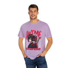 Oni Mask Anime Tee - Katana Demon Girl - Japanese Gift