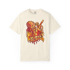 Alien Hunter Cartoon Tee - Cute She Predator Graphic Shirt