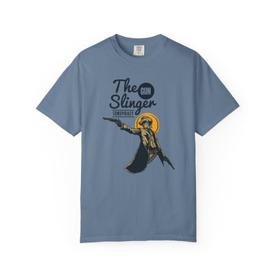 Gunslinger Graphic Tee Conspiracy Cowboy - Western Unisex - Sinful Threads