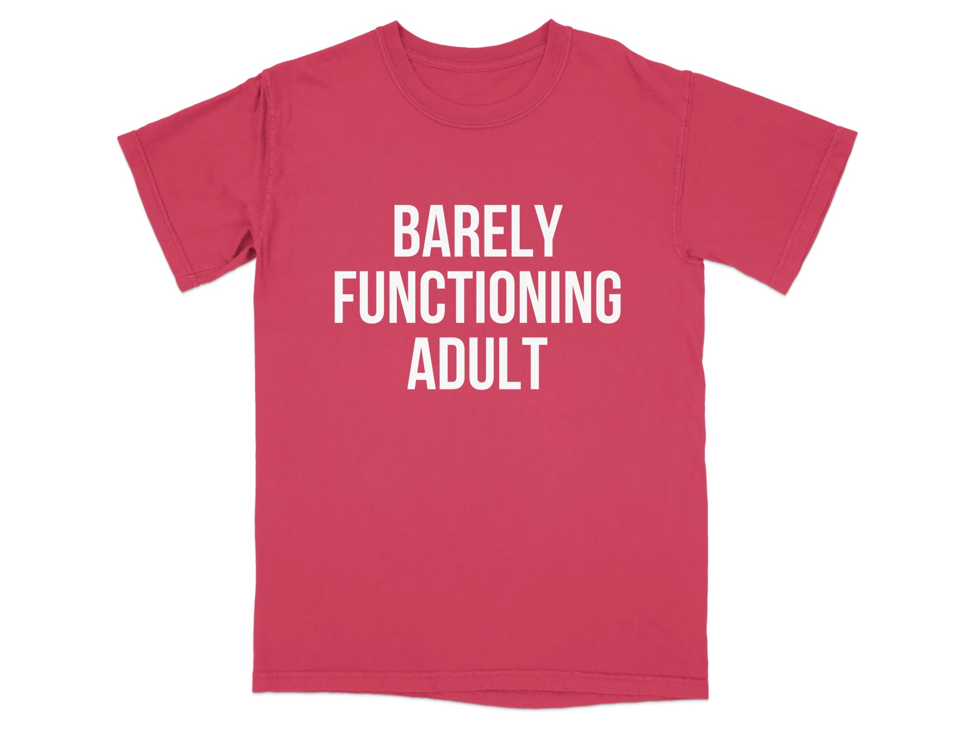 Barely Functioning Adult Graphic T-Shirt product type