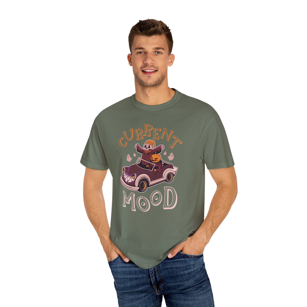 Current Mood Halloween Tee - Funny Spooky Graphic Shirt - Sinful Threads