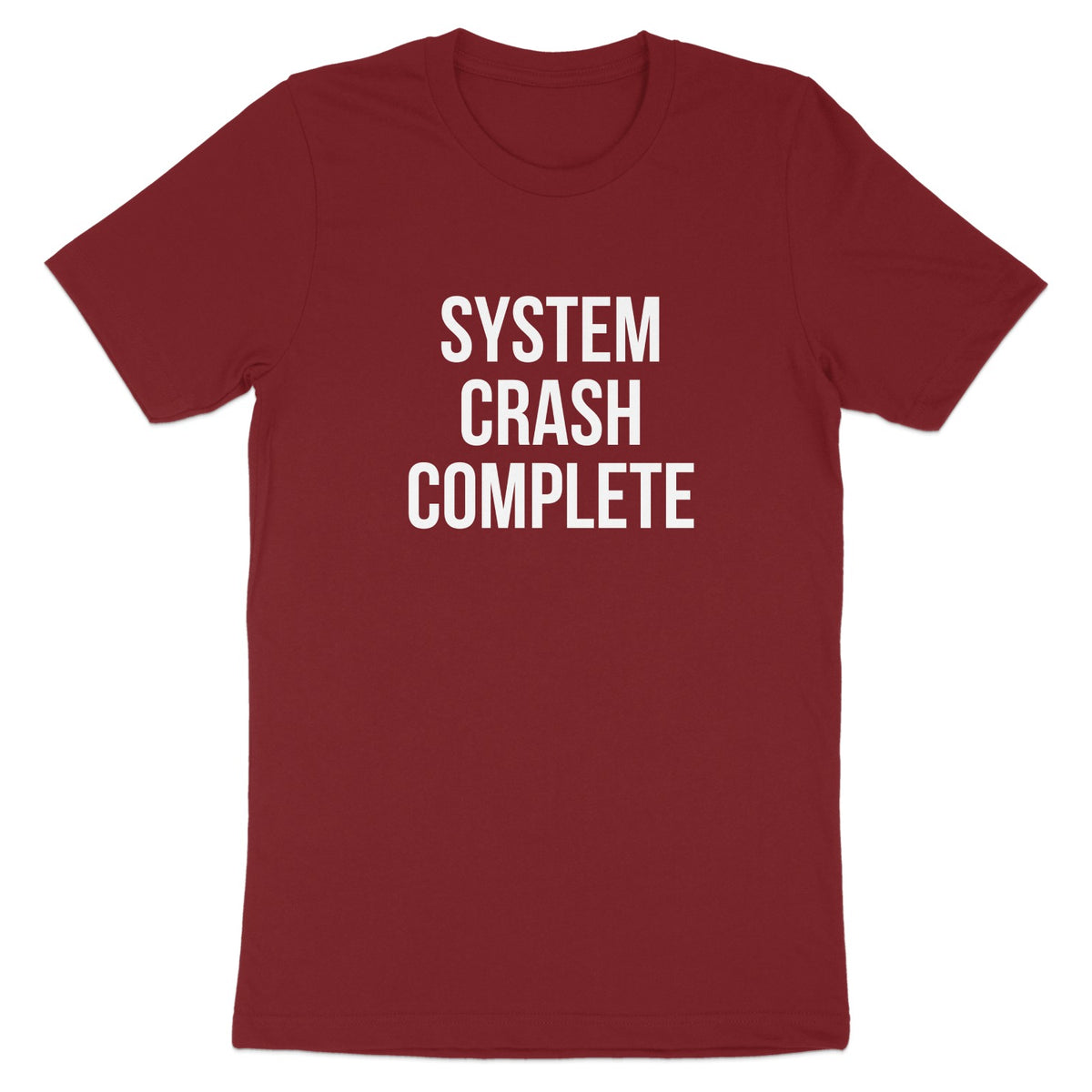 System Crash Complete Graphic T-shirt product type