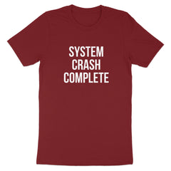 System Crash Complete Graphic T-shirt product type