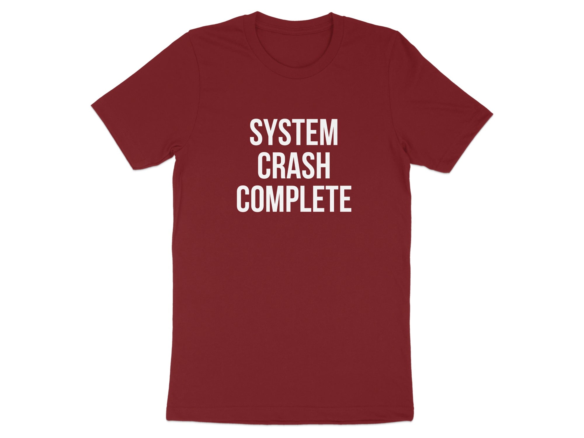 System Crash Complete Graphic T-shirt product type