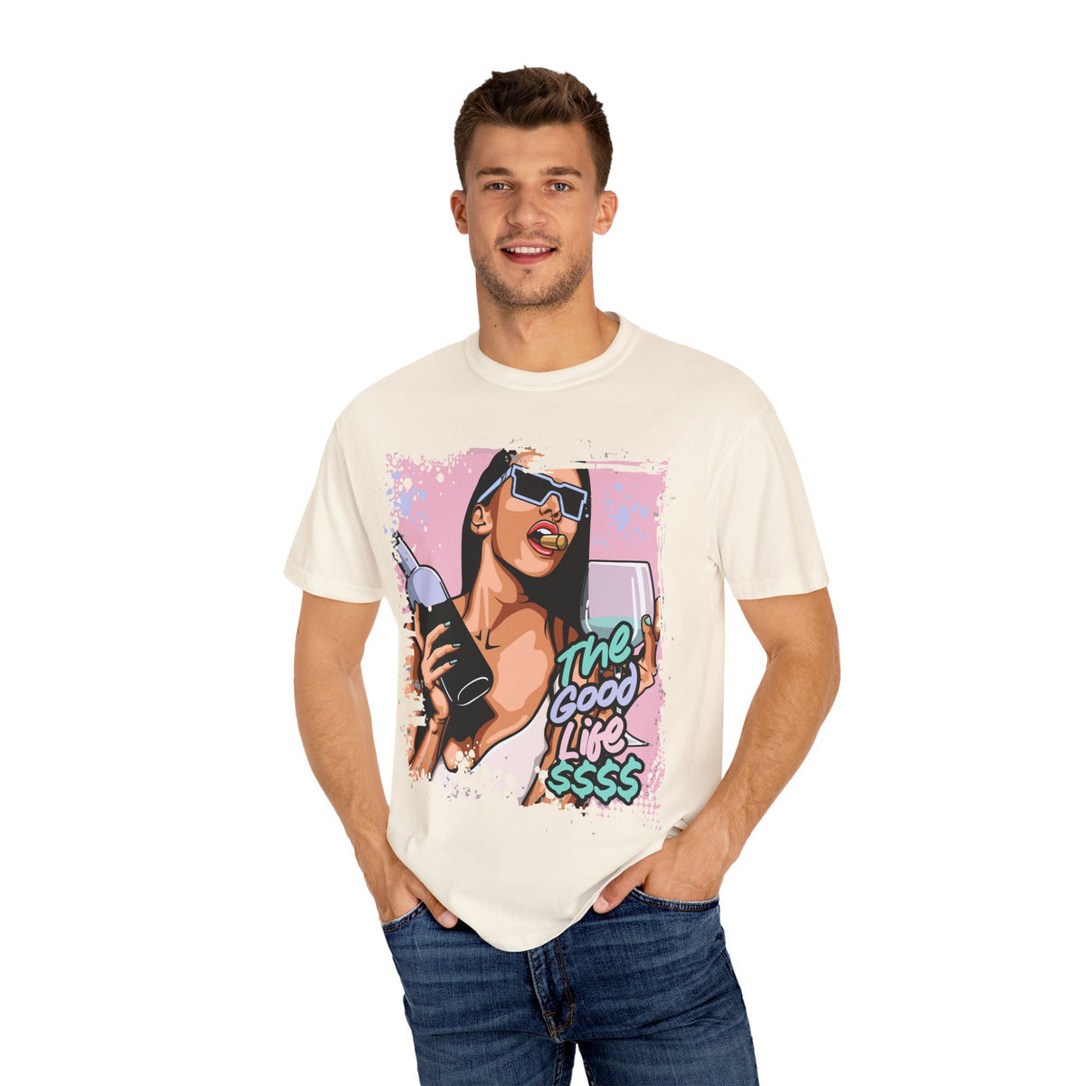 Wine Lover Shirt – Good Life Tee for Daily Comfort & Style - Sinful Threads