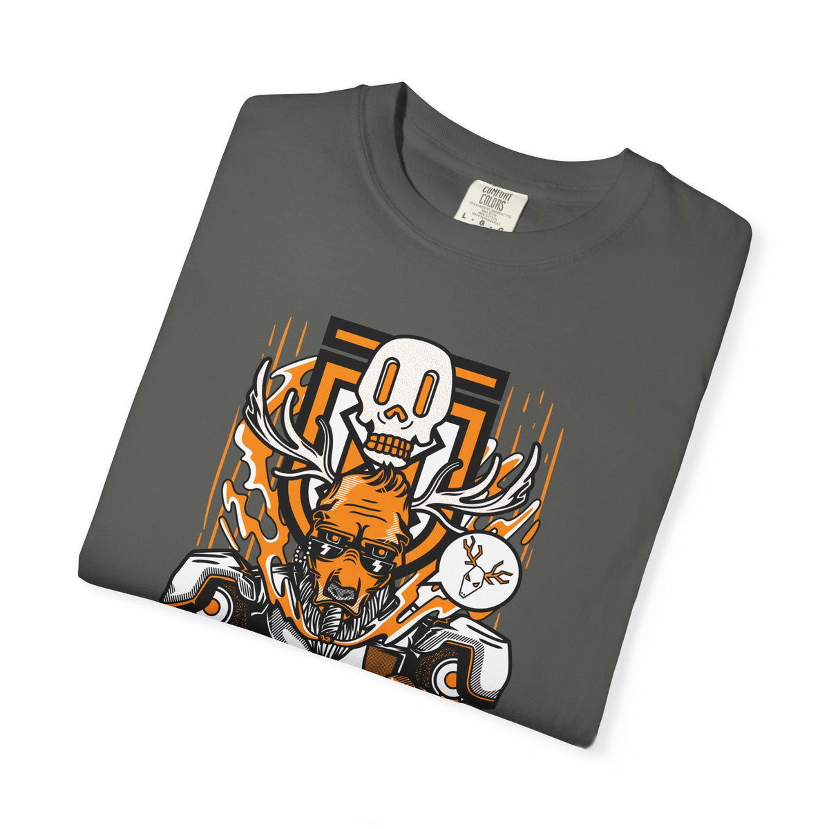 Streetwear Hipster Deer Graphic Design Illustration T-Shirt