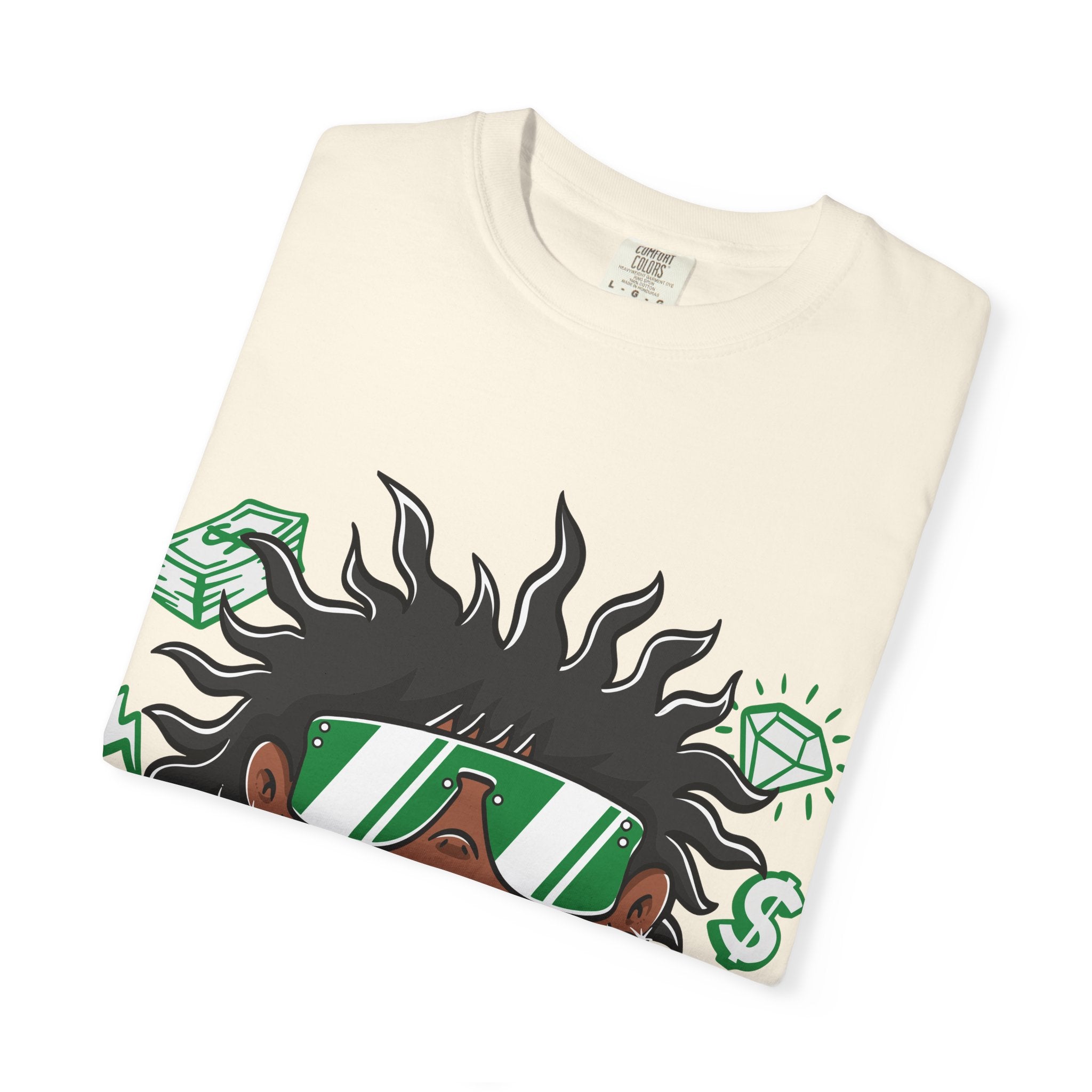 Gold Grill Tee – Hip Hop Cartoon Shirt for Street Culture - Sinful Threads