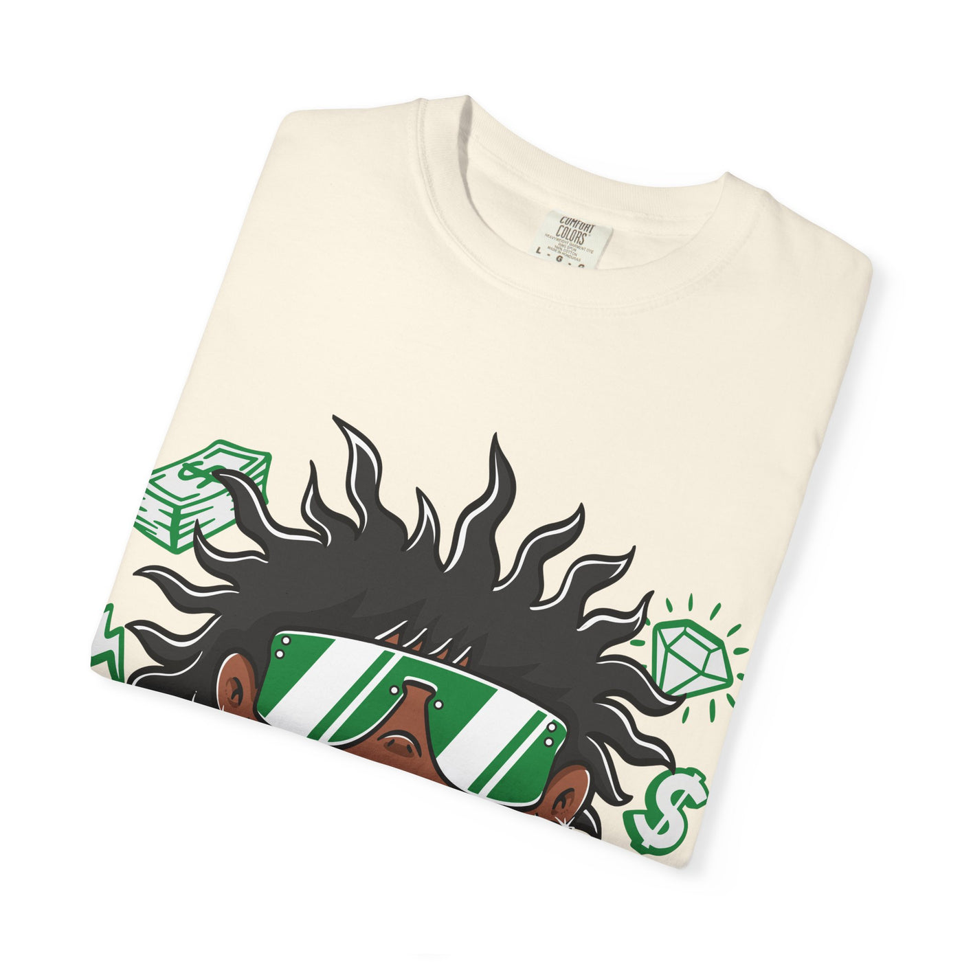 Gold Grill Tee – Hip Hop Cartoon Shirt for Street Culture - Sinful Threads