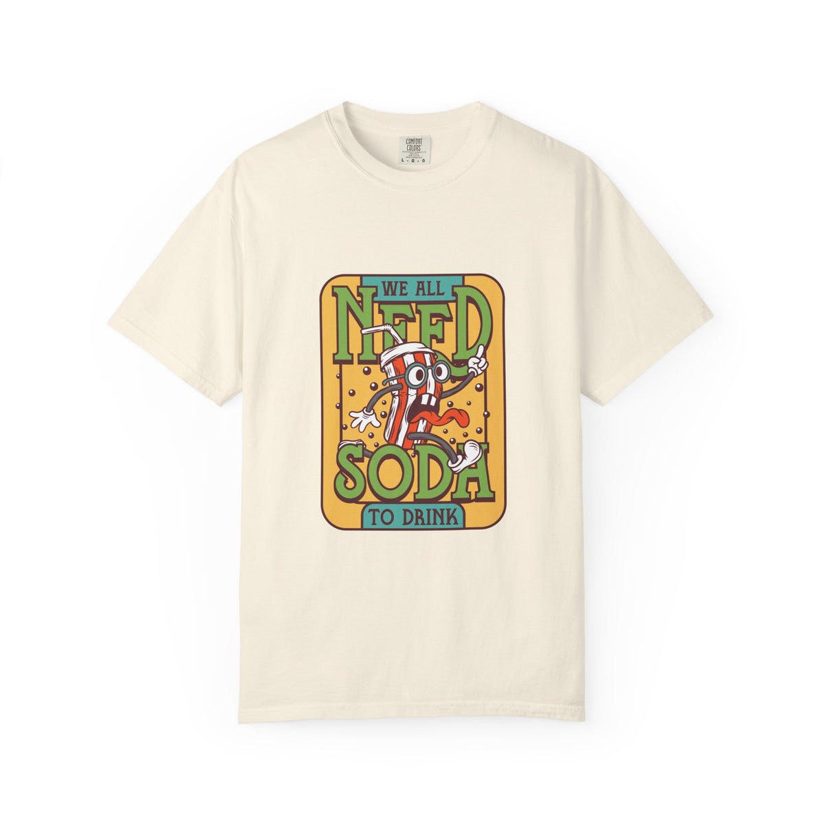 Funny Soda Shirt - Cartoon Soda Tee - Funny Beverage Top