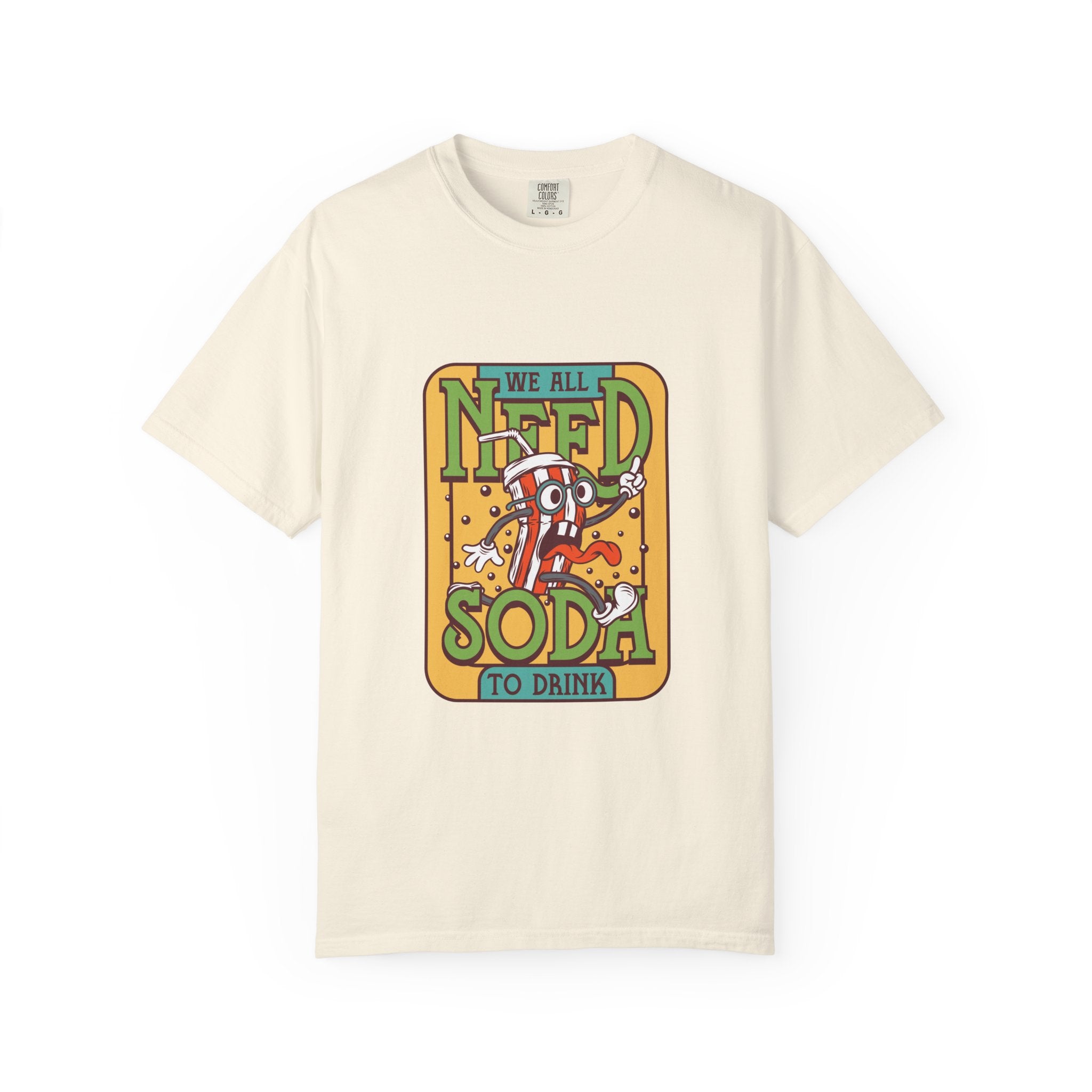 Funny Soda Shirt - Cartoon Soda Tee - Funny Beverage Top - Sinful Threads