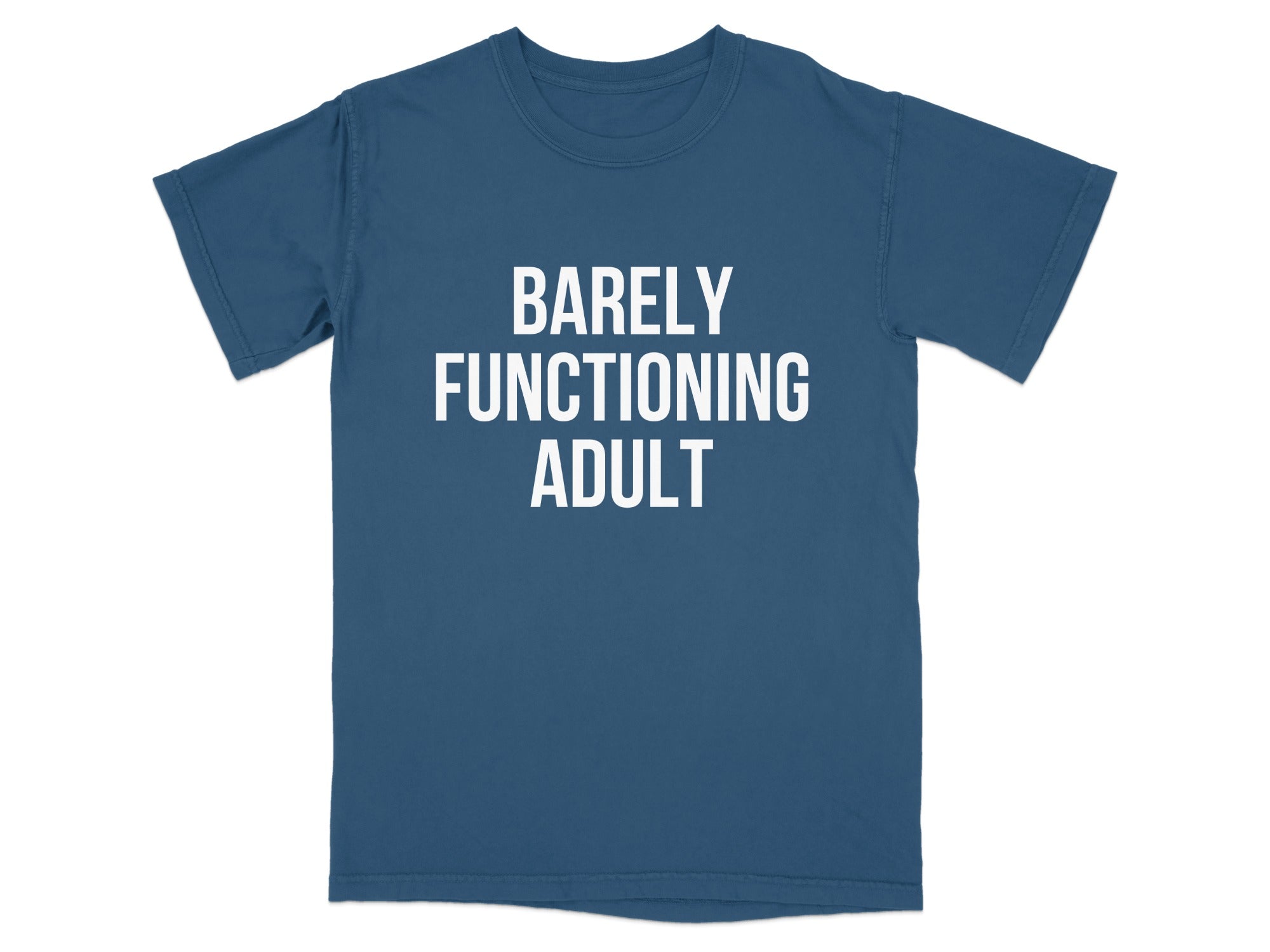 Barely Functioning Adult T-shirt funny gift product