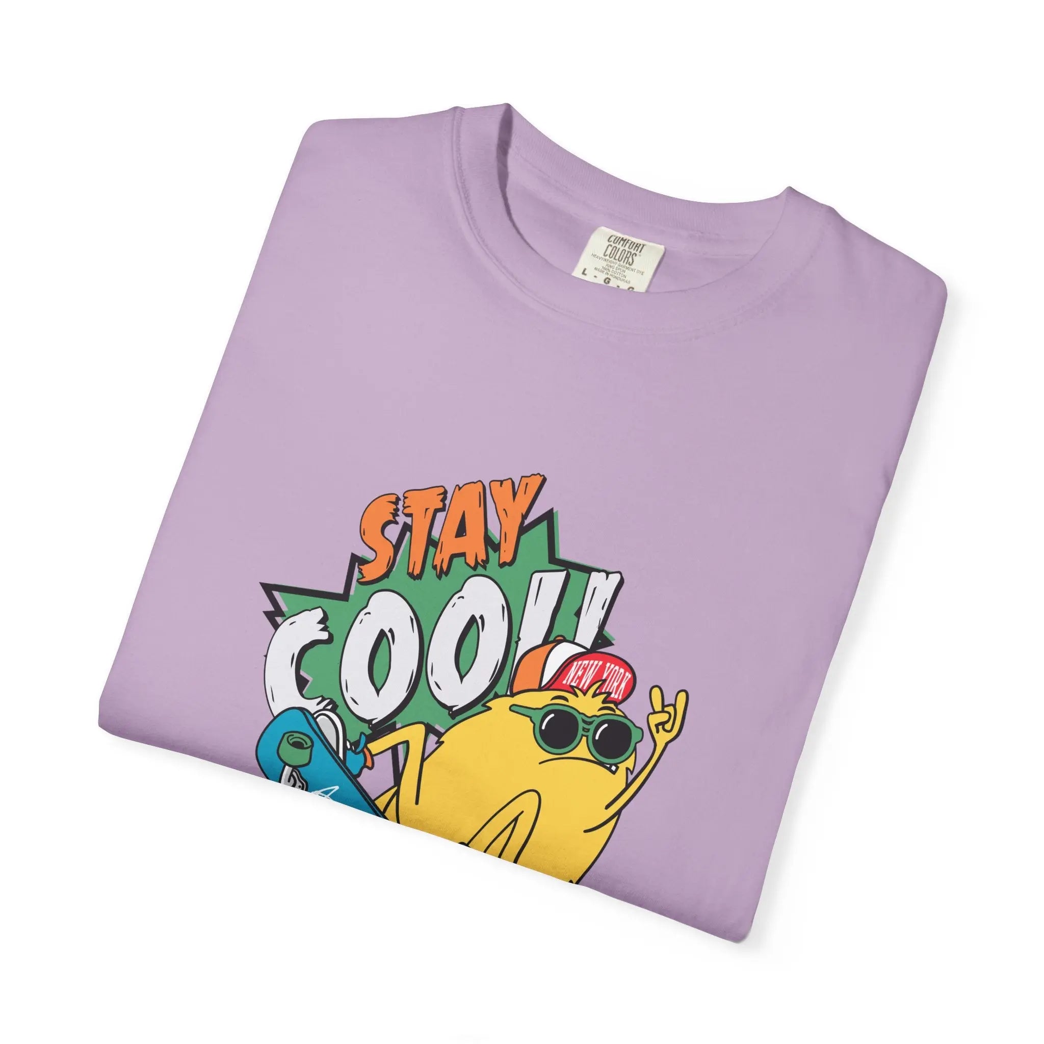 Stay Cool Awesome New York Skateboard Graphic T-Shirt - Sinful Threads