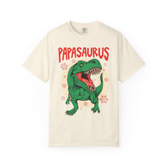 Christmas Papasaurus Shirt - Festive T-Rex Tee Holiday Gift
