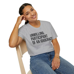 Funny Social Observation Shirt - Unwilling Participant Tee
