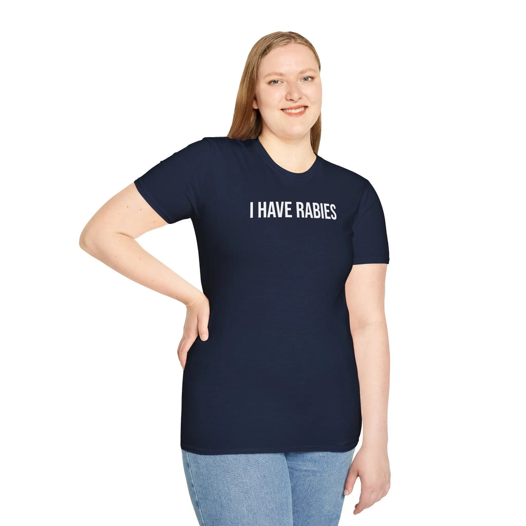 I Have Rabies T-Shirt - Dark Humor Meme Design Printify