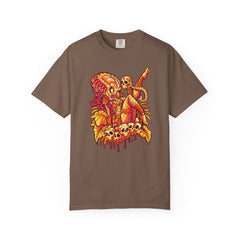 Alien Hunter Cartoon Tee - Cute She Predator Graphic Shirt