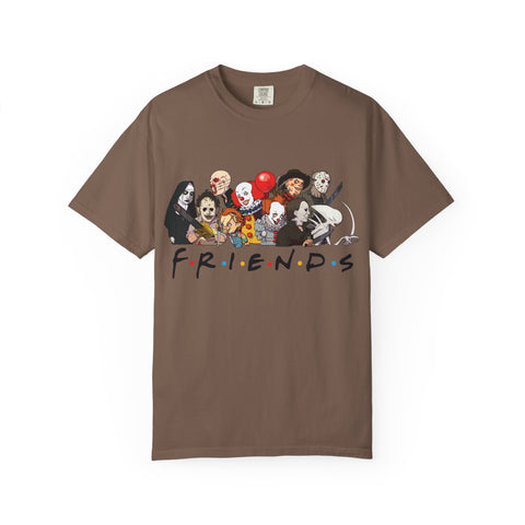 Horror Friends Parody Tee - 80s Villain Mashup Gift Shirt