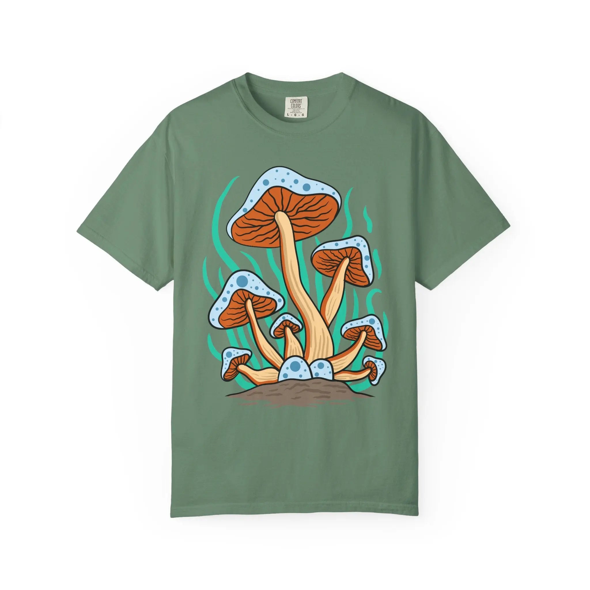 Groovy Mushroom Tee - Funky Forest Magic Fungi - Sinful Threads
