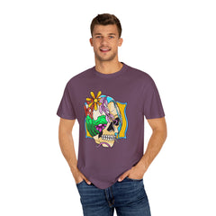 Floral Skull Shirt - Gothic Botanical Tee - Surreal Art