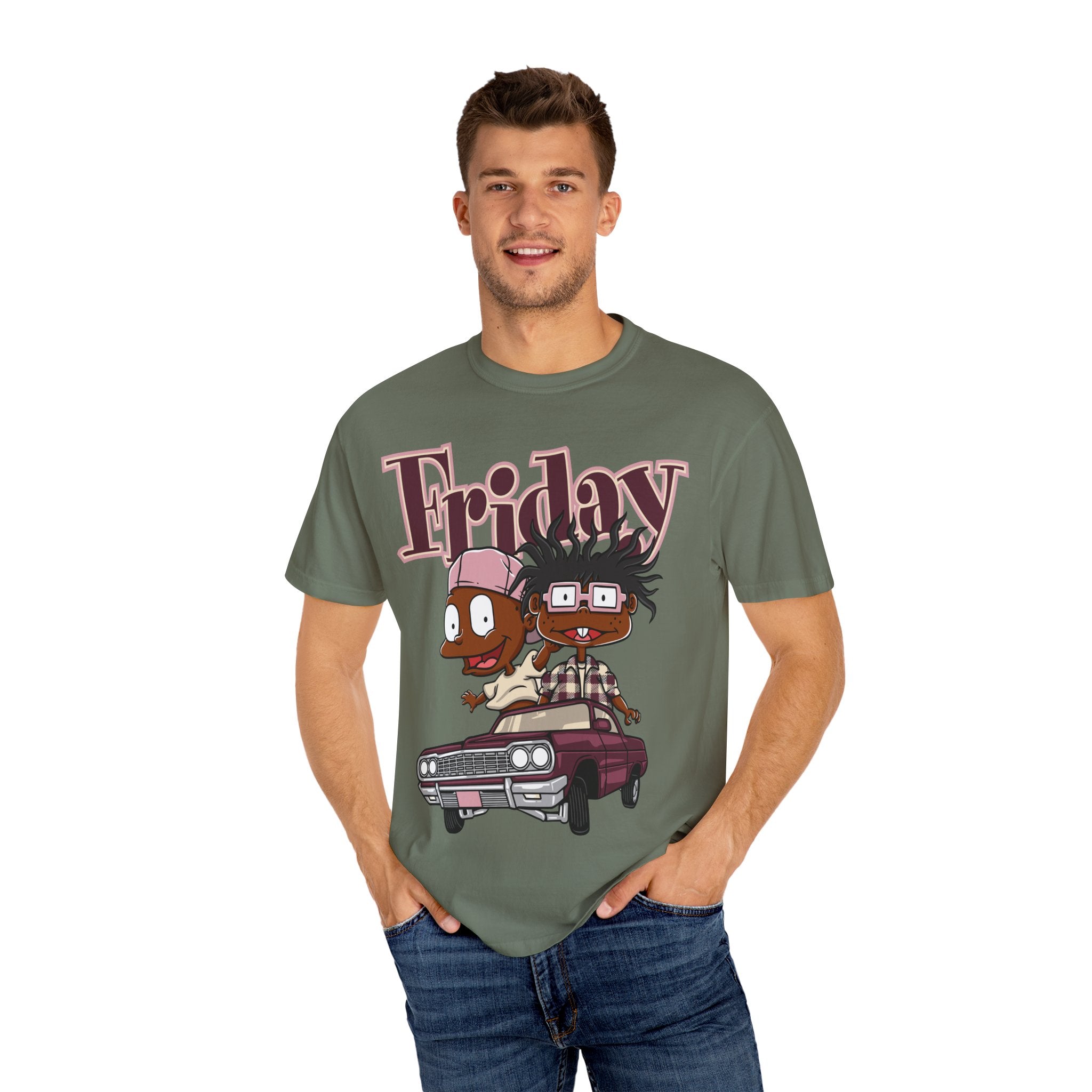 Friday Lowrider Shirt - 90s Culture Tee for Hip Hop Nostalgia - Sinful Threads