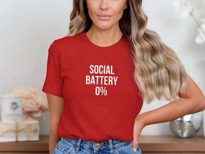 Social Battery 0% Statement Casual Wear product