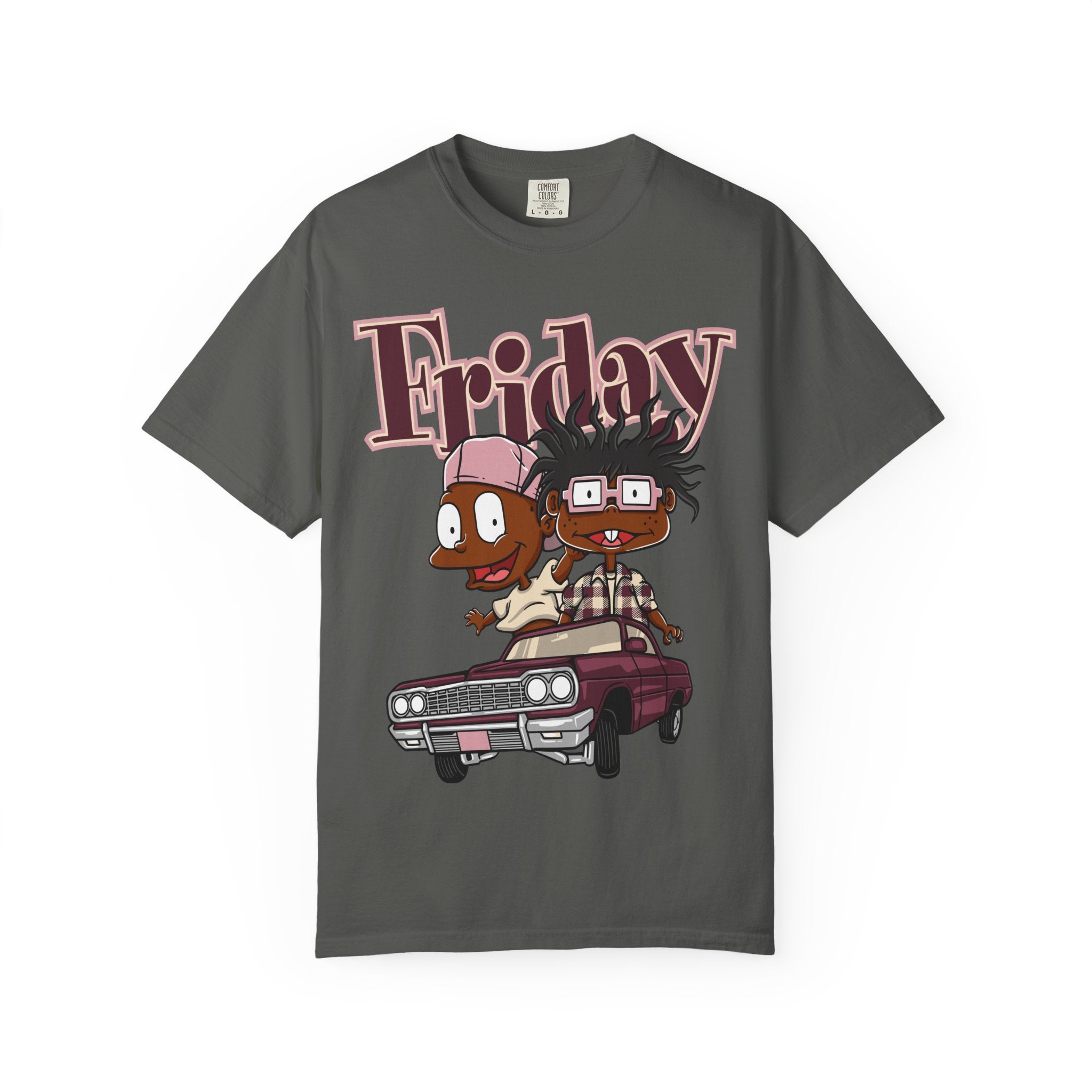 Friday Lowrider Shirt - 90s Culture Tee for Hip Hop Nostalgia - Sinful Threads