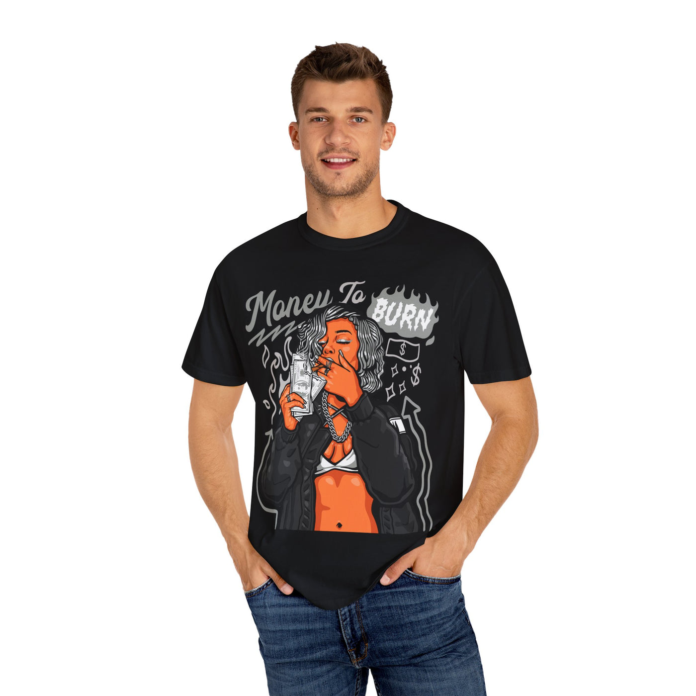 Money Graphic Tee – Luxury Streetwear - Sinful Threads