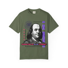 Blue Cheese Tee – Ben Franklin Dollar Bill Streetwear