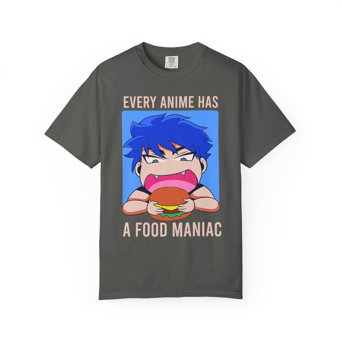 Otaku Graphic Tee - Anime Food Maniac Shirt - Foodie Gift