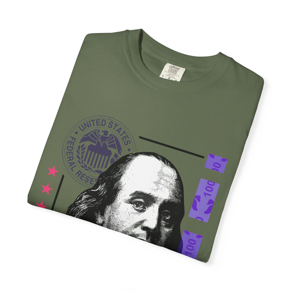 Blue Cheese Tee – Ben Franklin Dollar Bill Streetwear