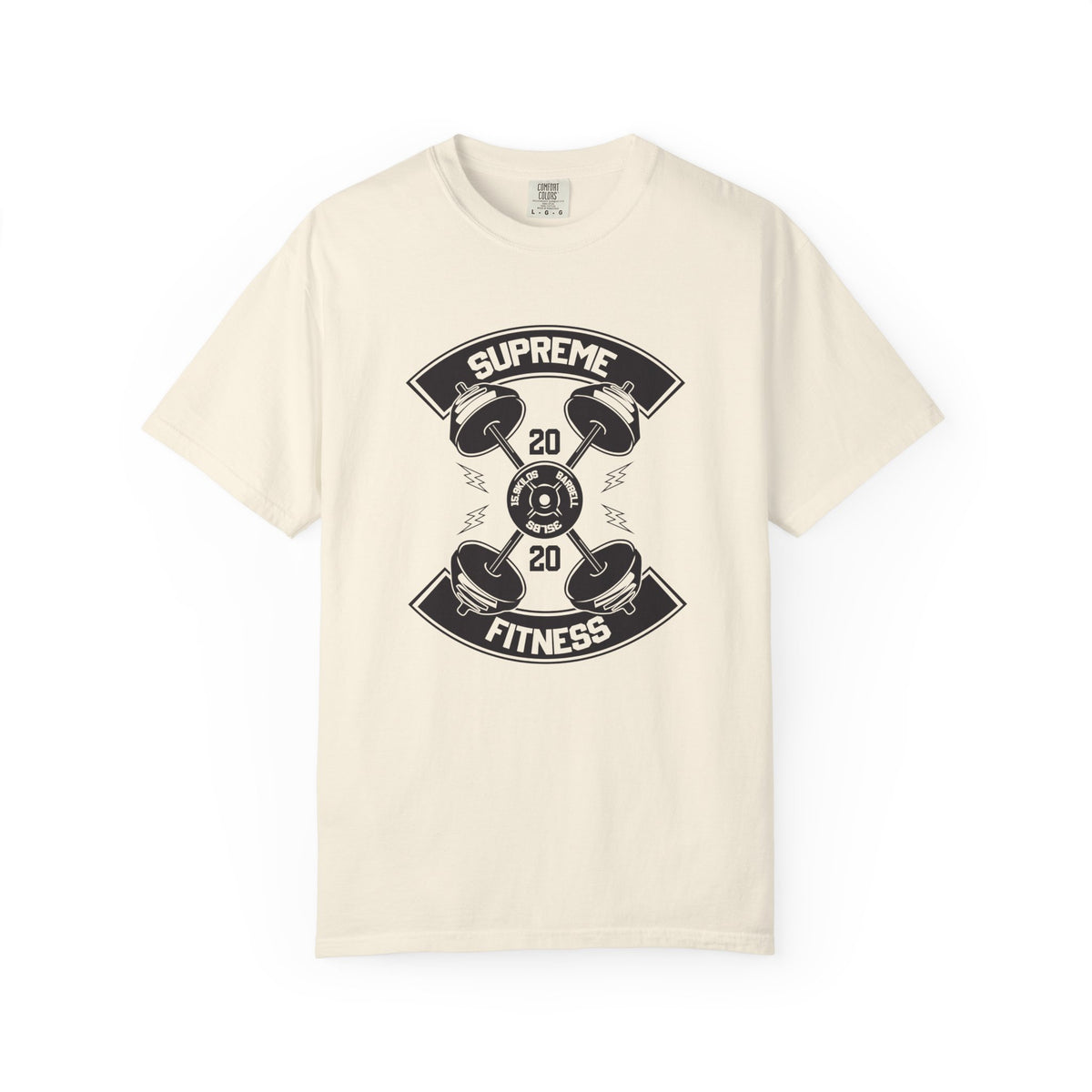 Supreme Fitness with Weights Gym Workout Graphic T-Shirt