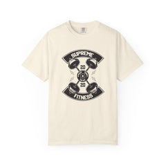 Supreme Fitness with Weights Gym Workout Graphic T-Shirt