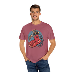 Monster Horror Tee - Creepy Halloween Shirt - Chains Graphic