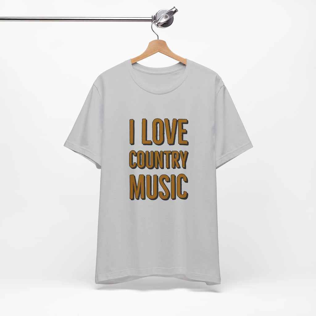 I Love Country Music Graphic Tee - Country Fan Festival Shirt Printify