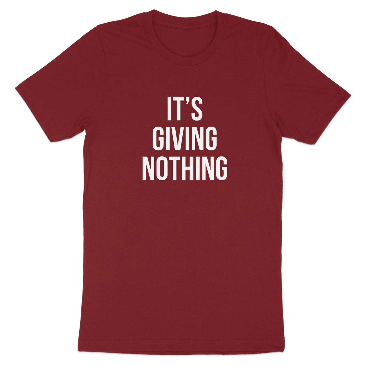 It's Giving Nothing Statement T-Shirt product