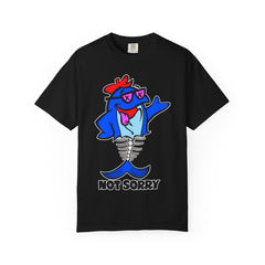 Funny Shark Shirt - Not Sorry Skeleton Design Tee