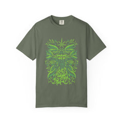 Santa Cruz Tee - Green Man Festival Cannabis Leaf Art