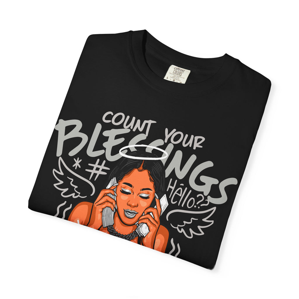 Count Blessings Tee – Boss Woman Wealth Mindset - Sinful Threads