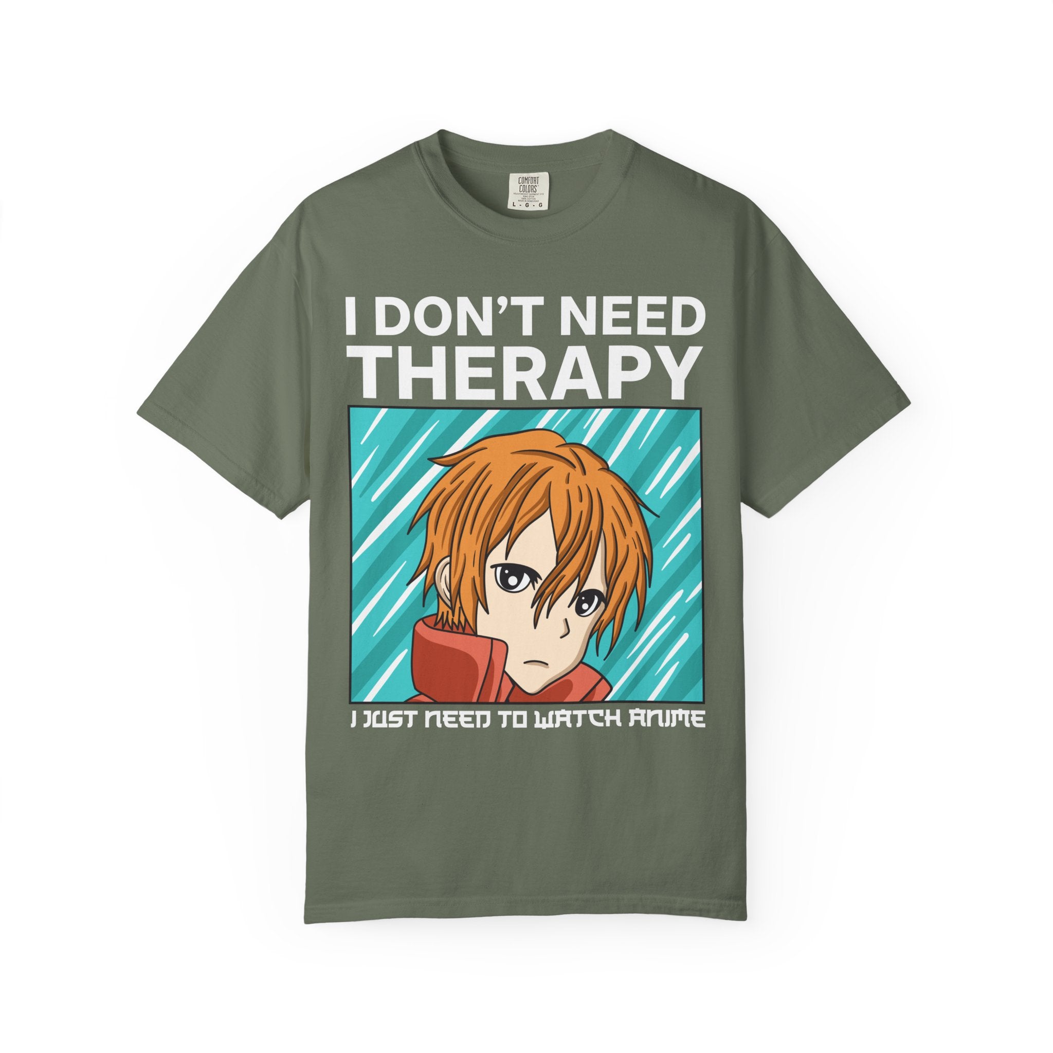 Anime Therapy Shirt – I Don’t Need Therapy Manga Style Tee - Sinful Threads