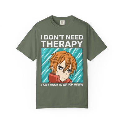 Anime Therapy Shirt – I Don’t Need Therapy Manga Style Tee - Sinful Threads