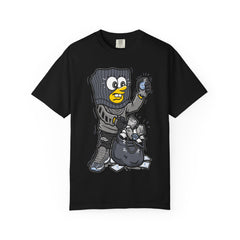 Cartoon Burglar Tee – Funny Diamond Loot Graphic Shirt