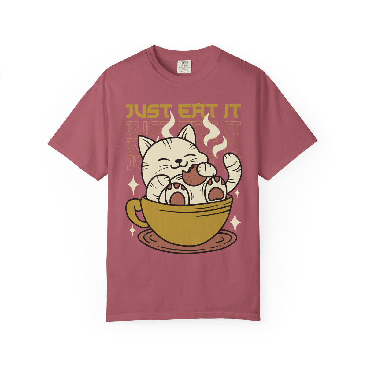 Kawaii Cat Shirt - Cookie Kitty Tee - Tea Cup Cat Top