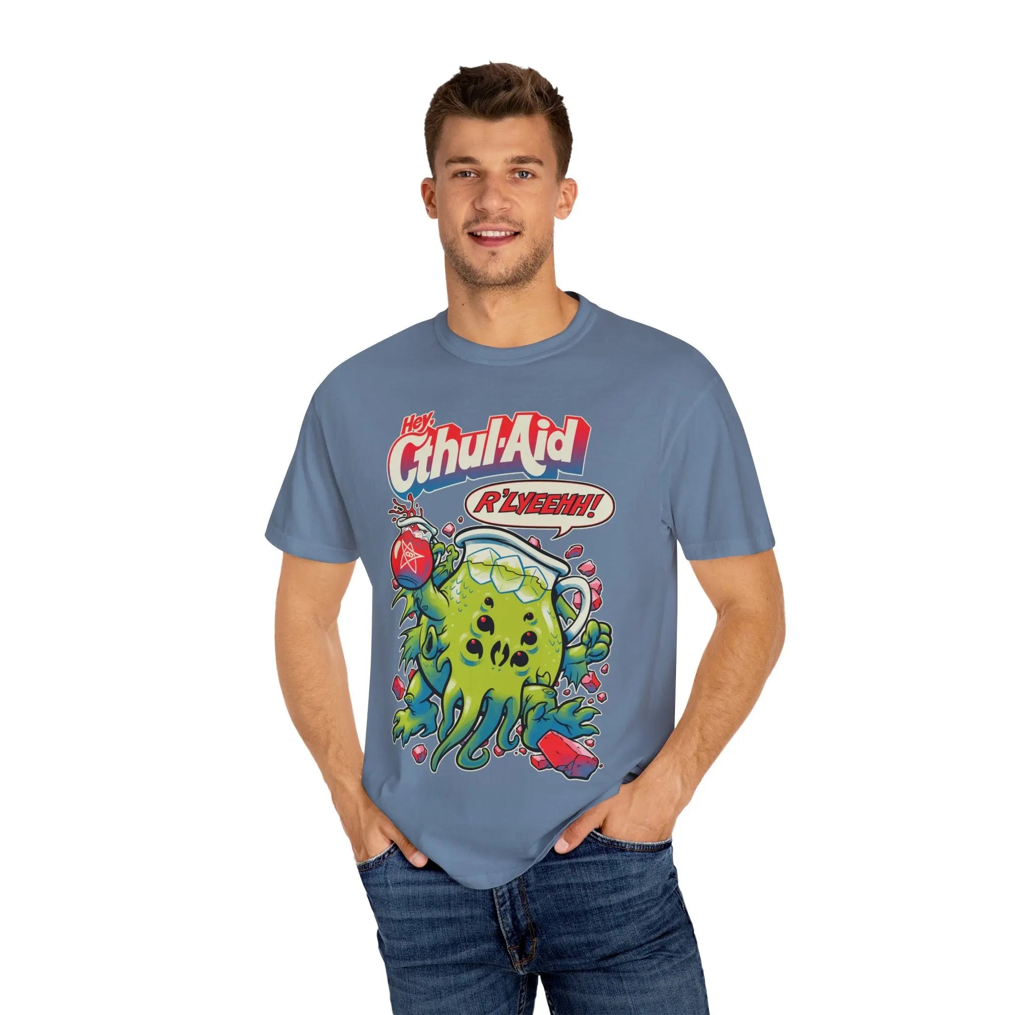 Cthulhu Parody Tee - Funny Cosmic Beverage Comedy Shirt - Sinful Threads