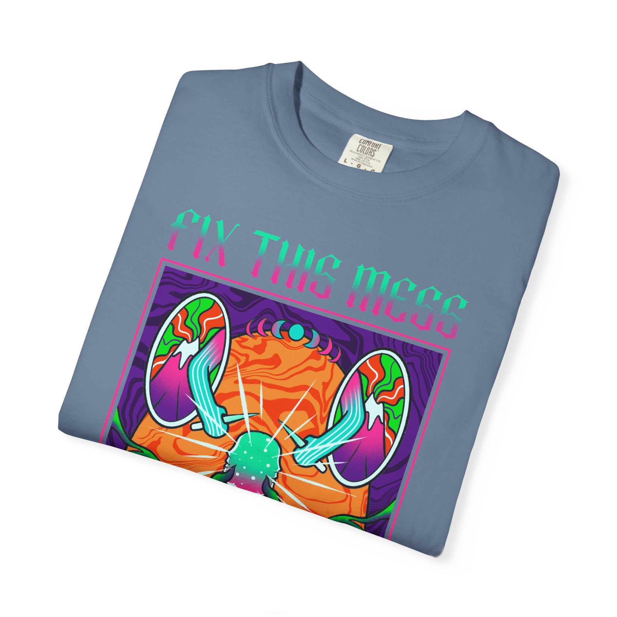 Psychedelic Art Tee - Trippy Design Tee - Surreal Art Gift - Sinful Threads