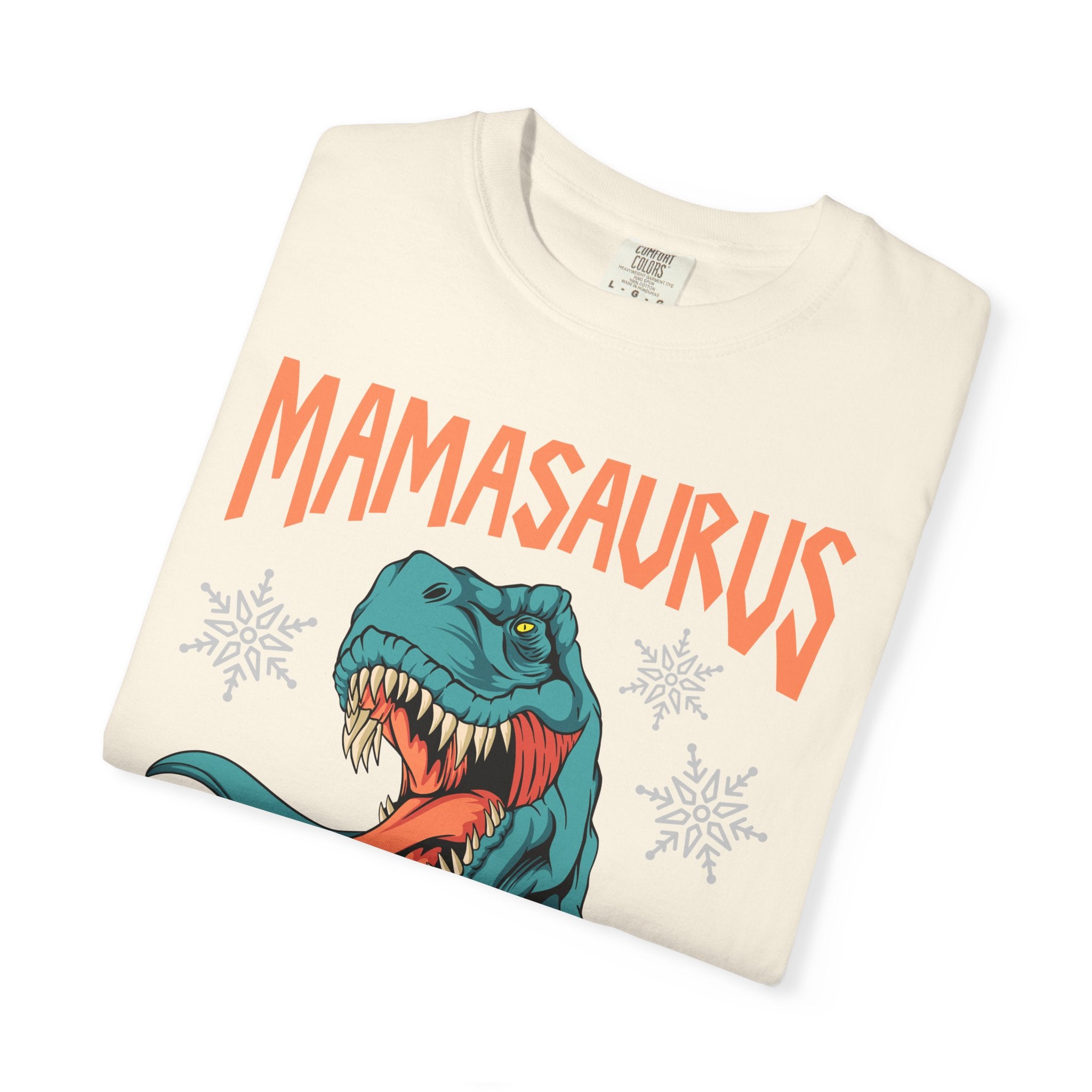 Mamasaurus Rex Tee - Funny Christmas Mom Dinosaur Gift - Sinful Threads
