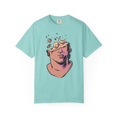 Celestial Space Bust Creative Unique Style T-Shirt - Sinful Threads